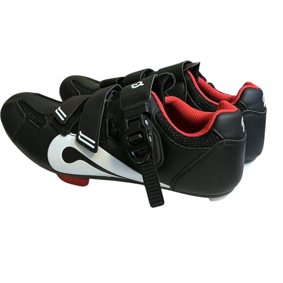 PELOTON Bike CYCLING Spinning SHOES with Cleats 42/ Women 10.5-11 Men 8.5-9 BlK - Picture 7 of 14
